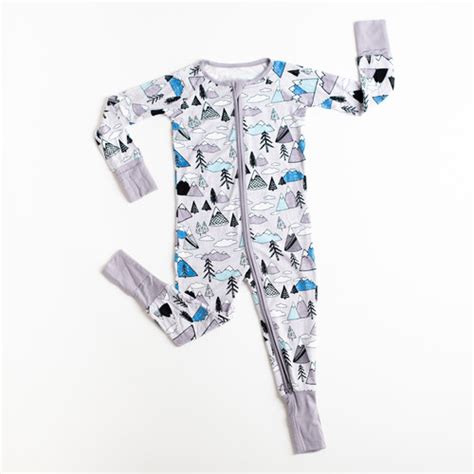 Cozy Up in Little Sleepies Mountain Print Pajamas